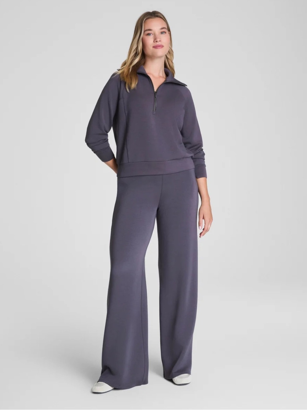 SPANX AirEssentials Wide-Leg Sweatpants in Storm sz 3X NWT